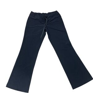 rue21 Womens Low Rise Flare Pants Ruched V-Waist Grey Y2K Size 7/8